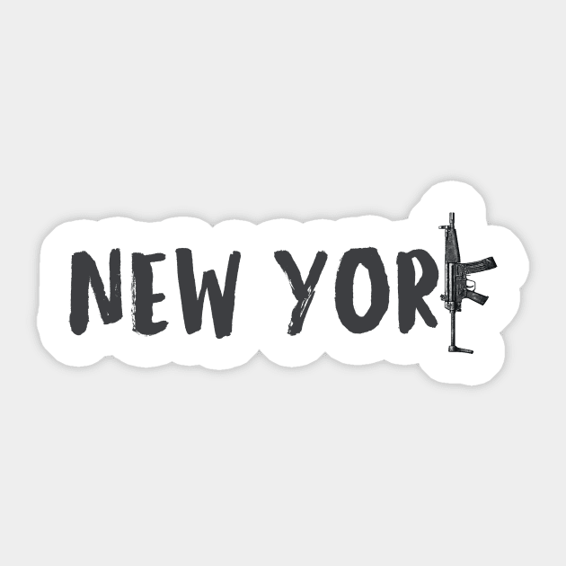 new york streets Sticker by focusLBdesigns